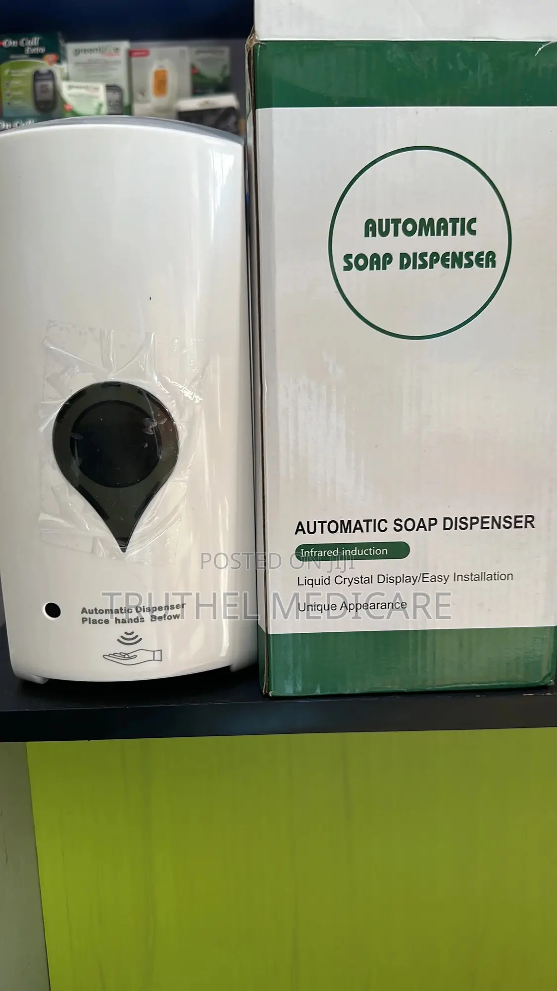 Liquid Dispenser With Stand (Sanitiser, Soap, Spirit)