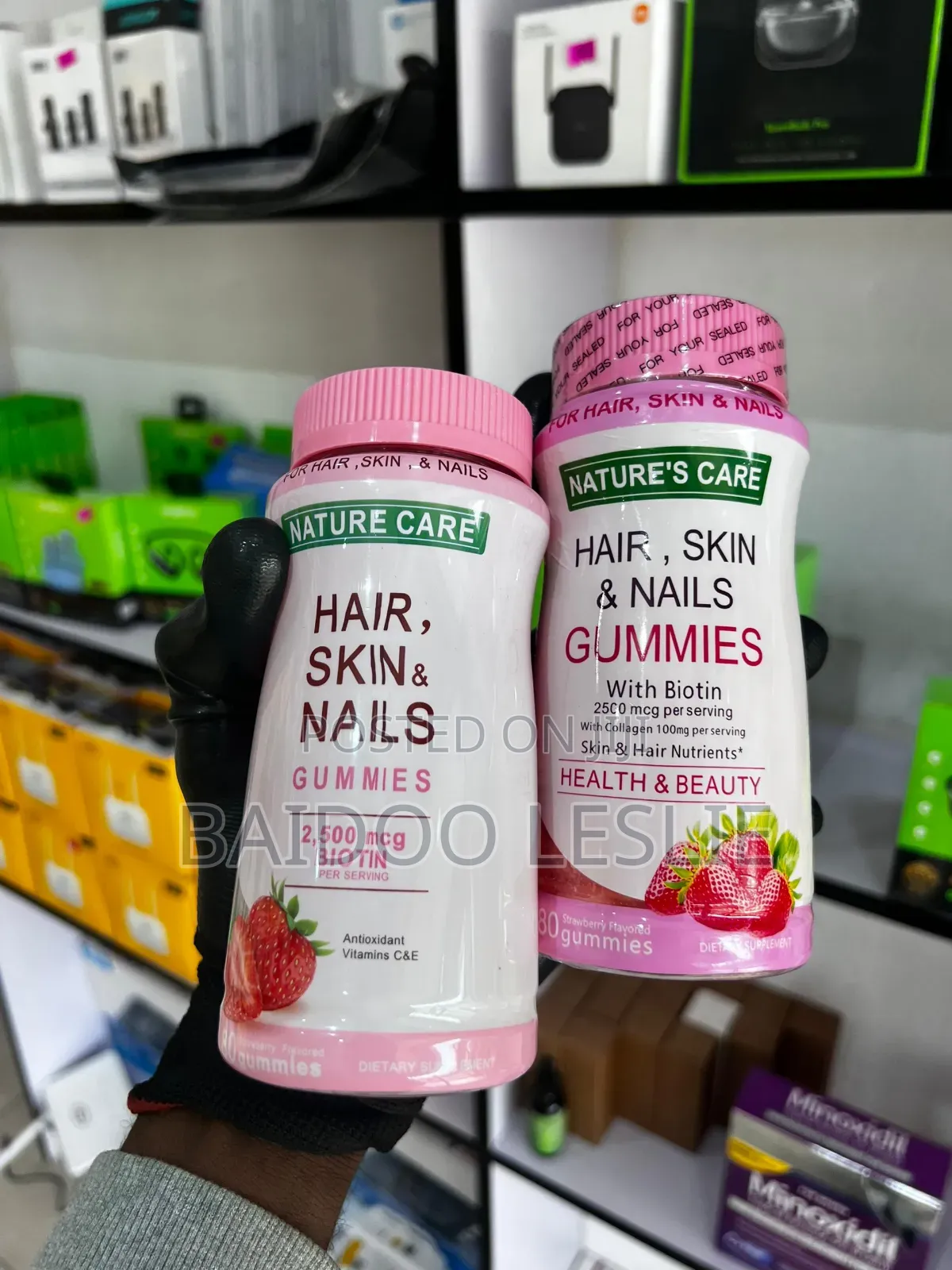 Biotin Gummies Nature's Bounty