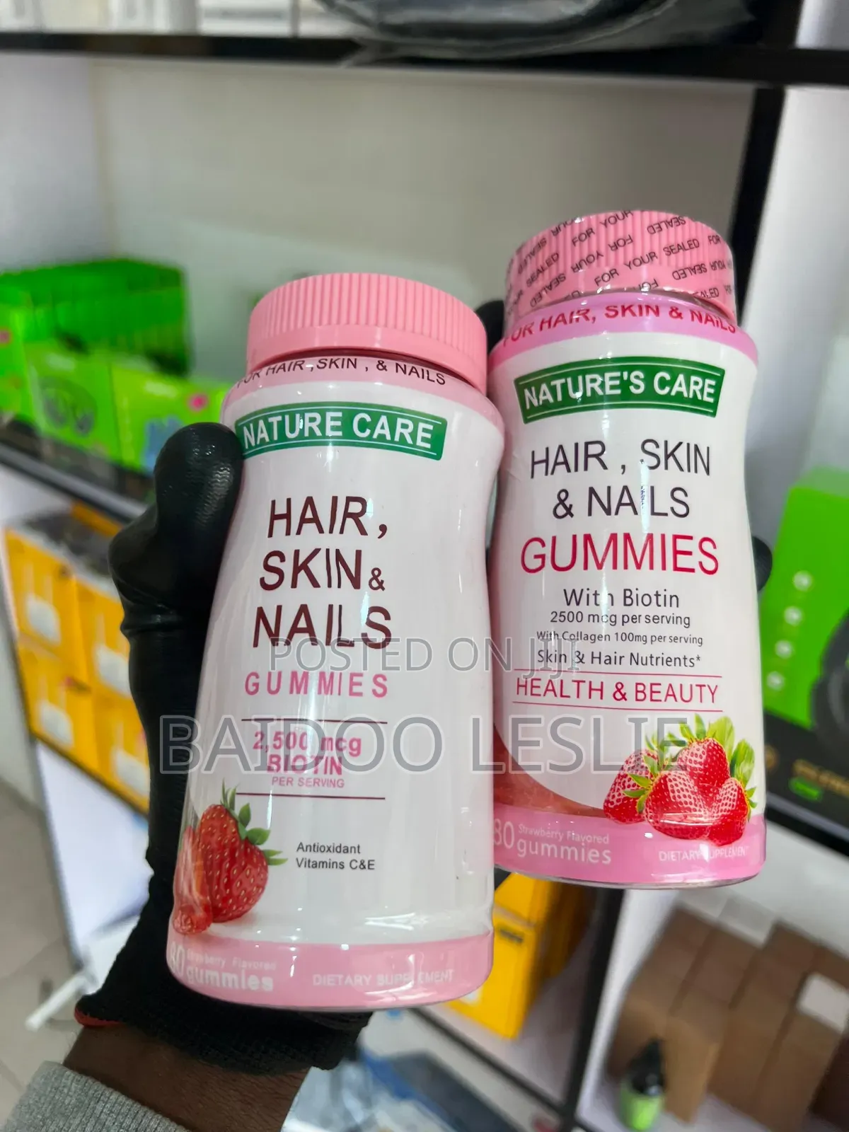 Biotin Gummies Nature's Bounty