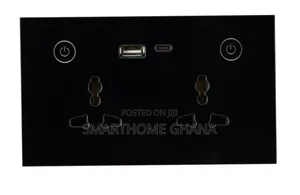 Smart Wall Socket With Type C - Double Outlet