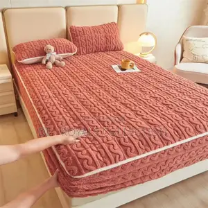 Luxury Cotton Infused Fitted Bedsheets Queen Size