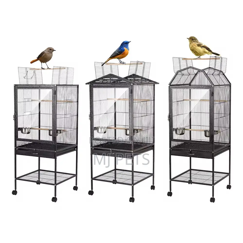 Flat Top Parrot Cage B038
