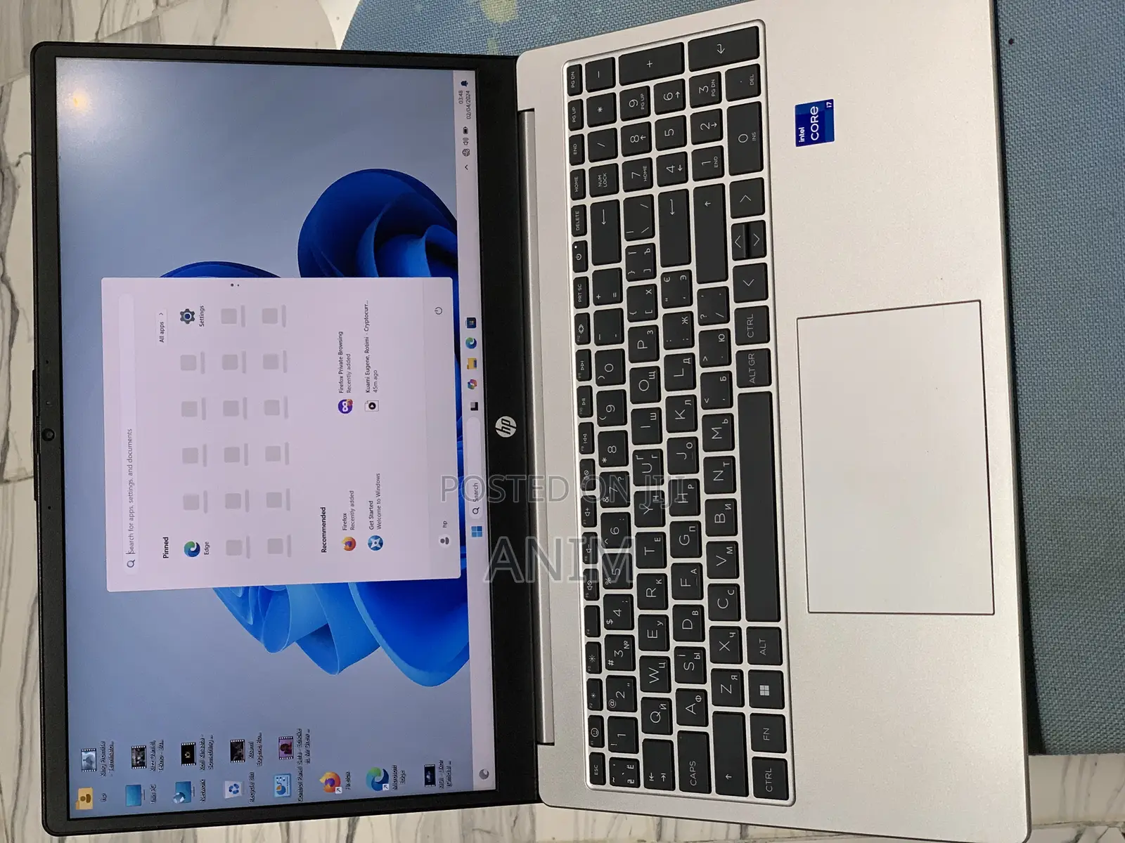 Laptop HP 250 G10 16GB Intel Core i7 SSD 512GB