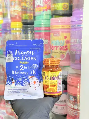 Frozen Collagen And Vitamin C Pills