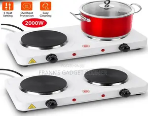 Double Burner Electric Hot Plate