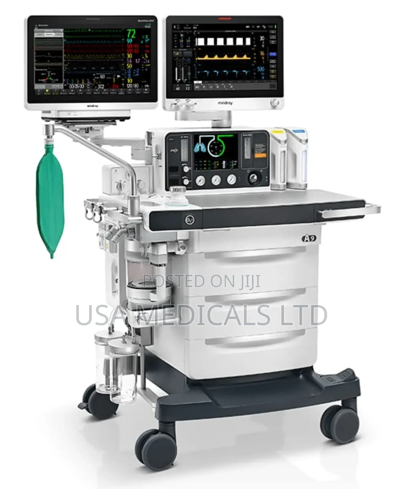 Anesthesia Machine With Double Vaporizer