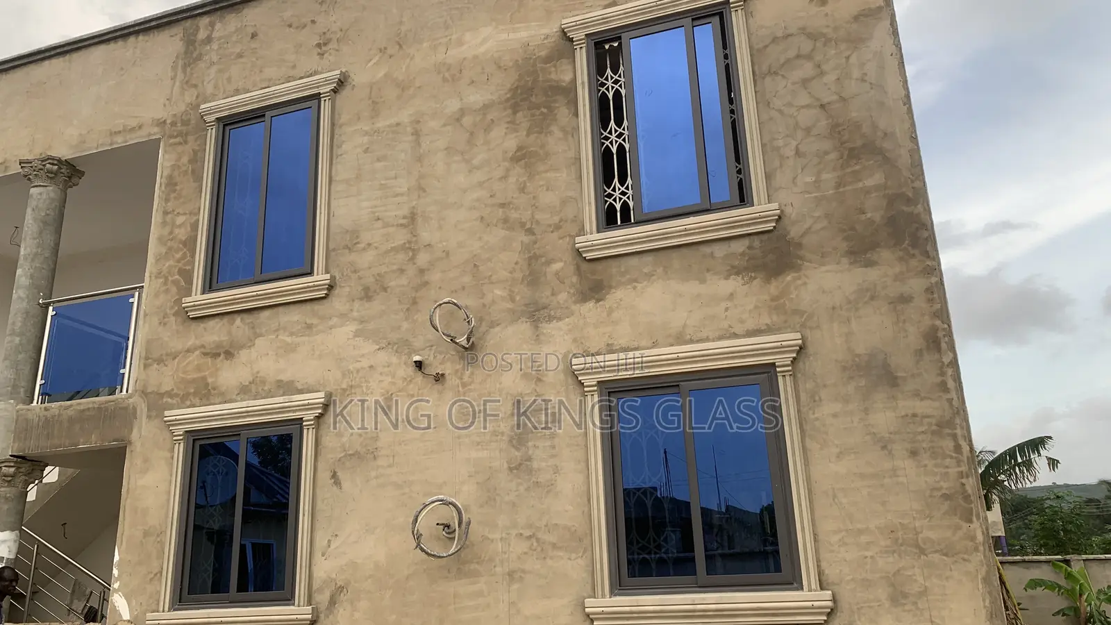 Ks50 Sliding Window With Blue Glass