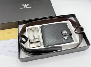 Unique Belt Wallet Combo Perfect Gift for Men Showing Different Brands