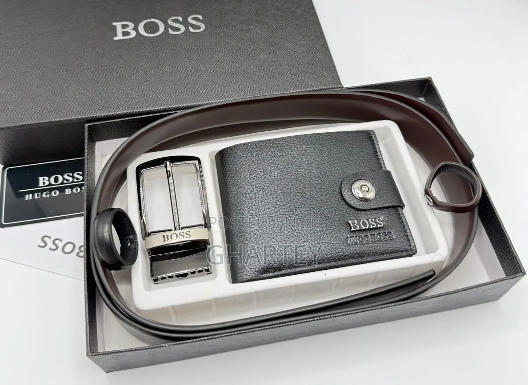 Unique Belt Wallet Combo Perfect Gift for Men Showing Different Brands