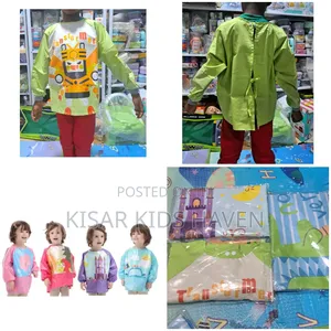 Long Sleeve Bib / Apron for Kids 2 to 6years
