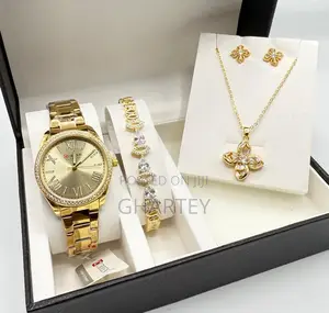 Perfect Ladies Jewelry Set Gold