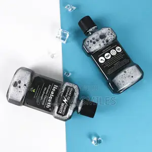 Activated Charcoal Mouthwash + Bamboo Tooth Brush