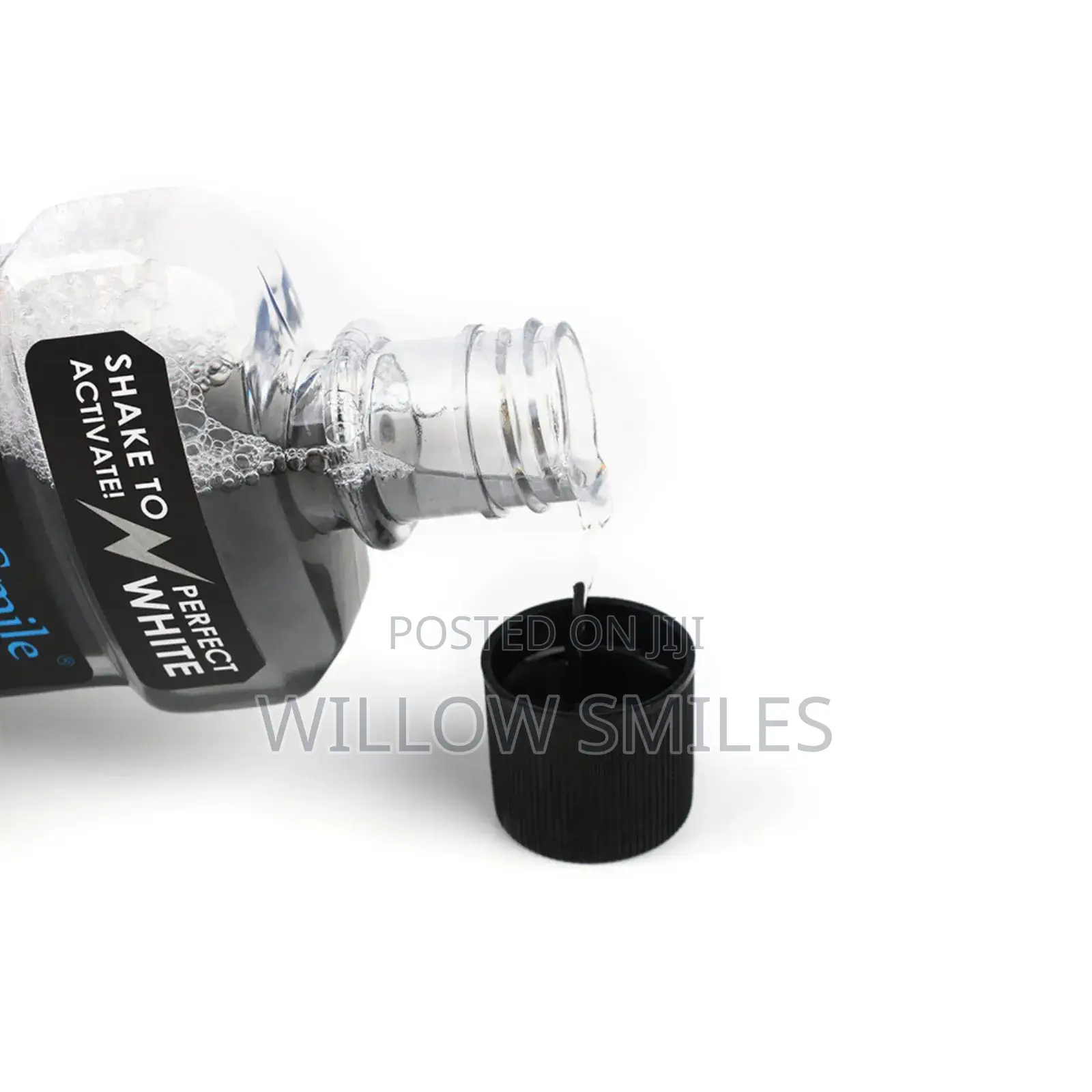 Activated Charcoal Mouthwash + Bamboo Tooth Brush