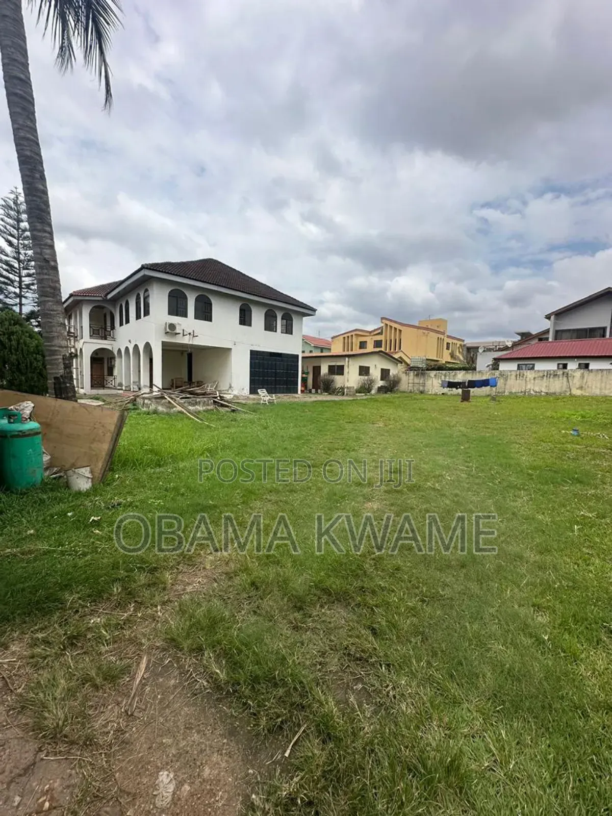 2 Plots of Land for Sale at East Legon a C Mall With 5 Bedroom House
