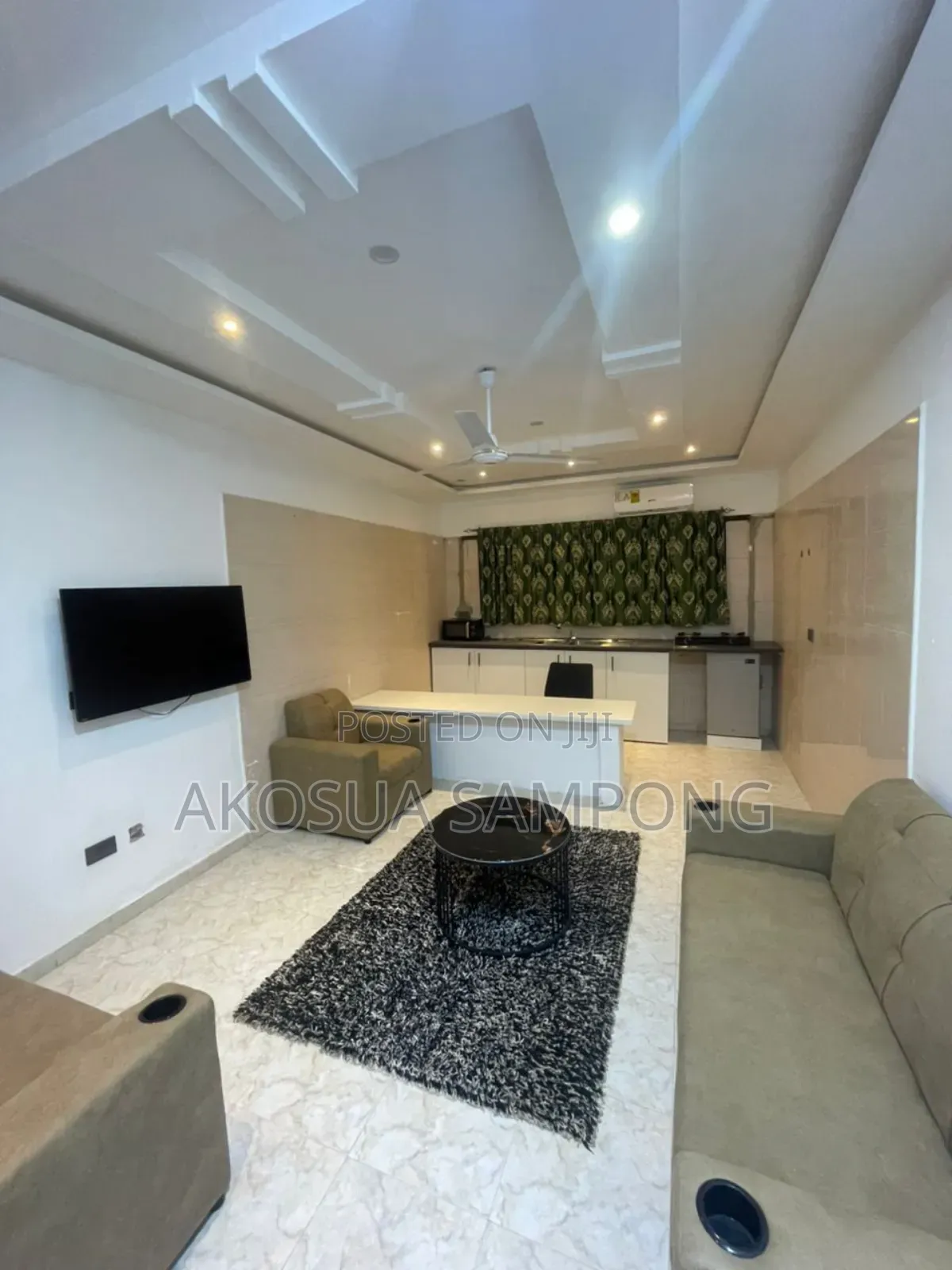 Furnished 1 Bedroom Self Contained Apartments at Ghc300 Per Day