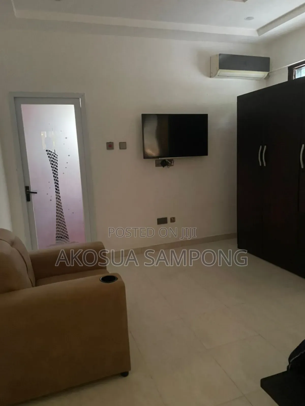 Furnished 1 Bedroom Self Contained Apartments at Ghc300 Per Day