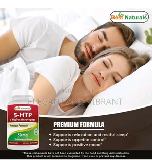 5htp 50 Mg 120 Capsules, 5 HTP Capsules Supports Rest Restful Sleep