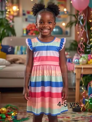 Cute Fashionable Rainbow Dress