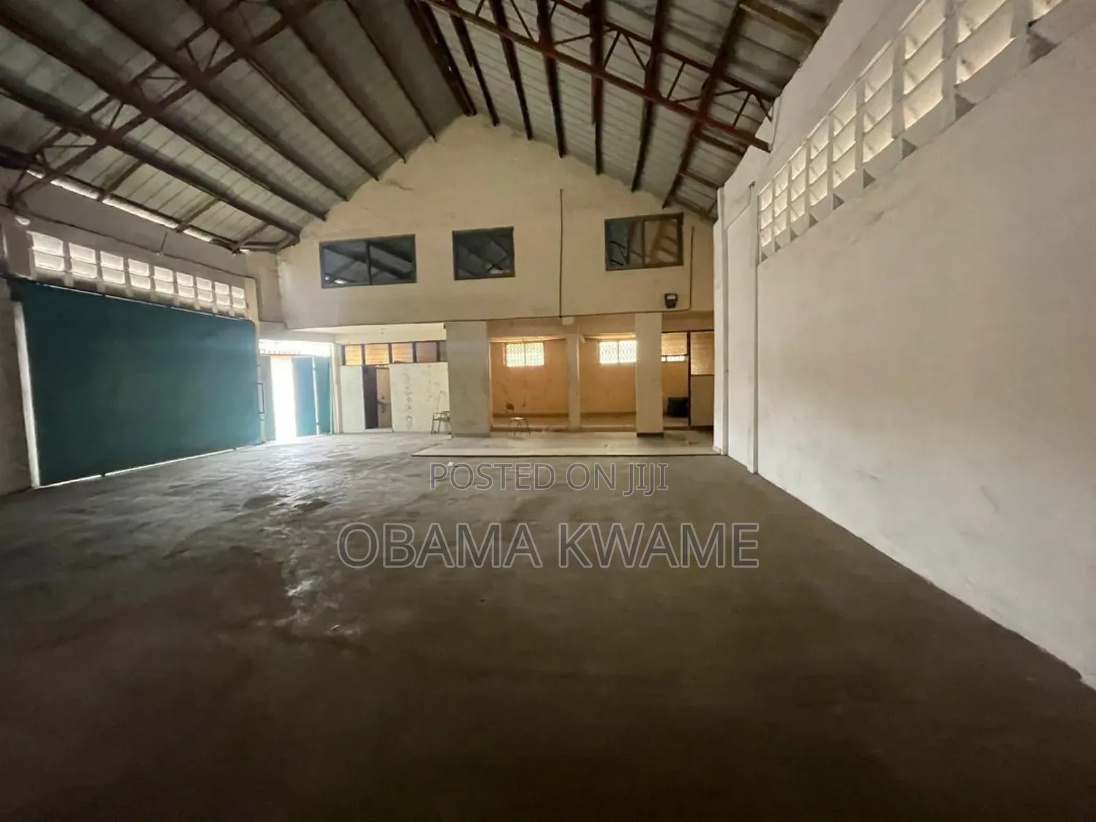 Warehouse; 384 Square Meters at $ 3500 Per Month.