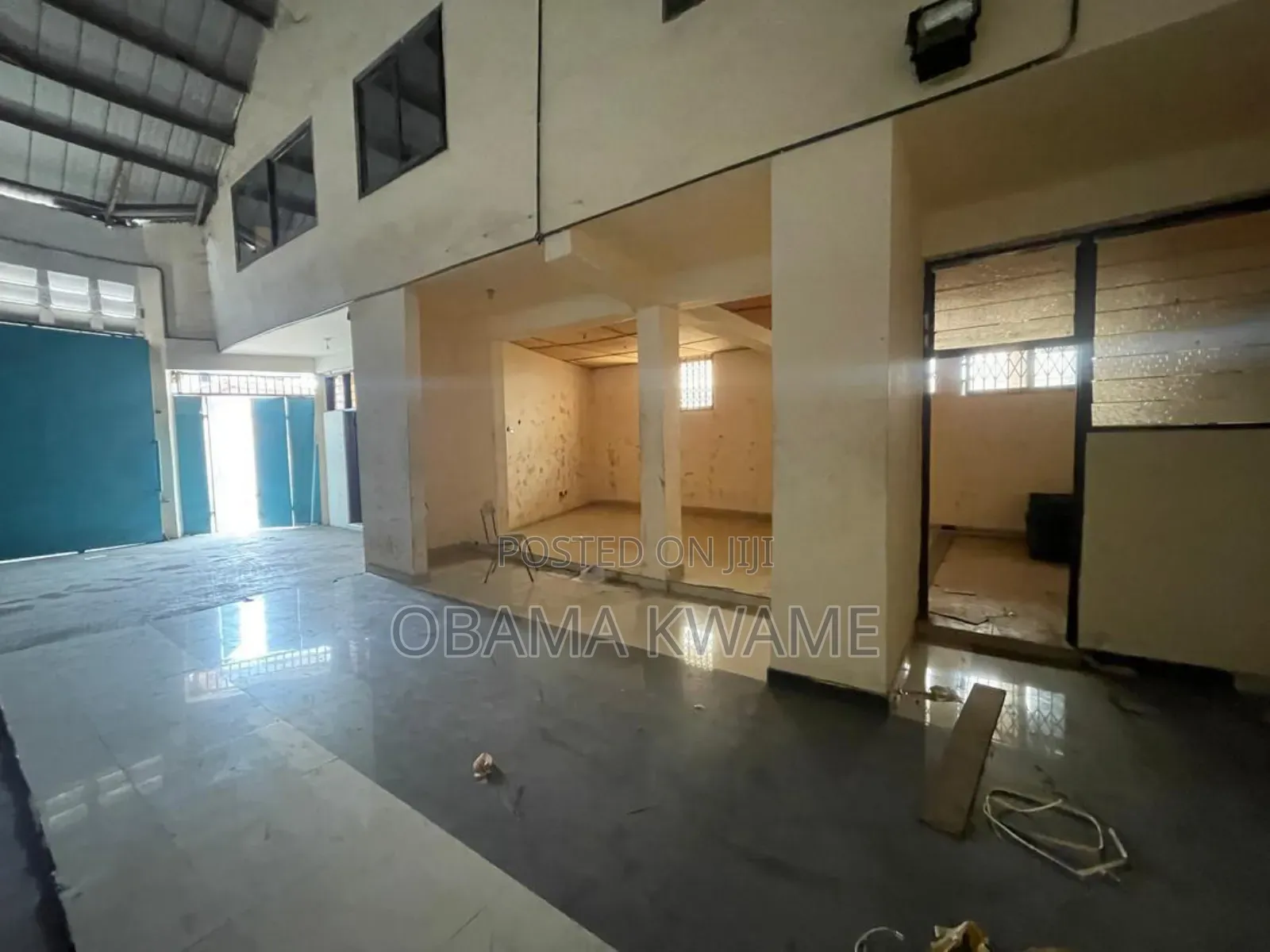 Warehouse; 384 Square Meters at $ 3500 Per Month.