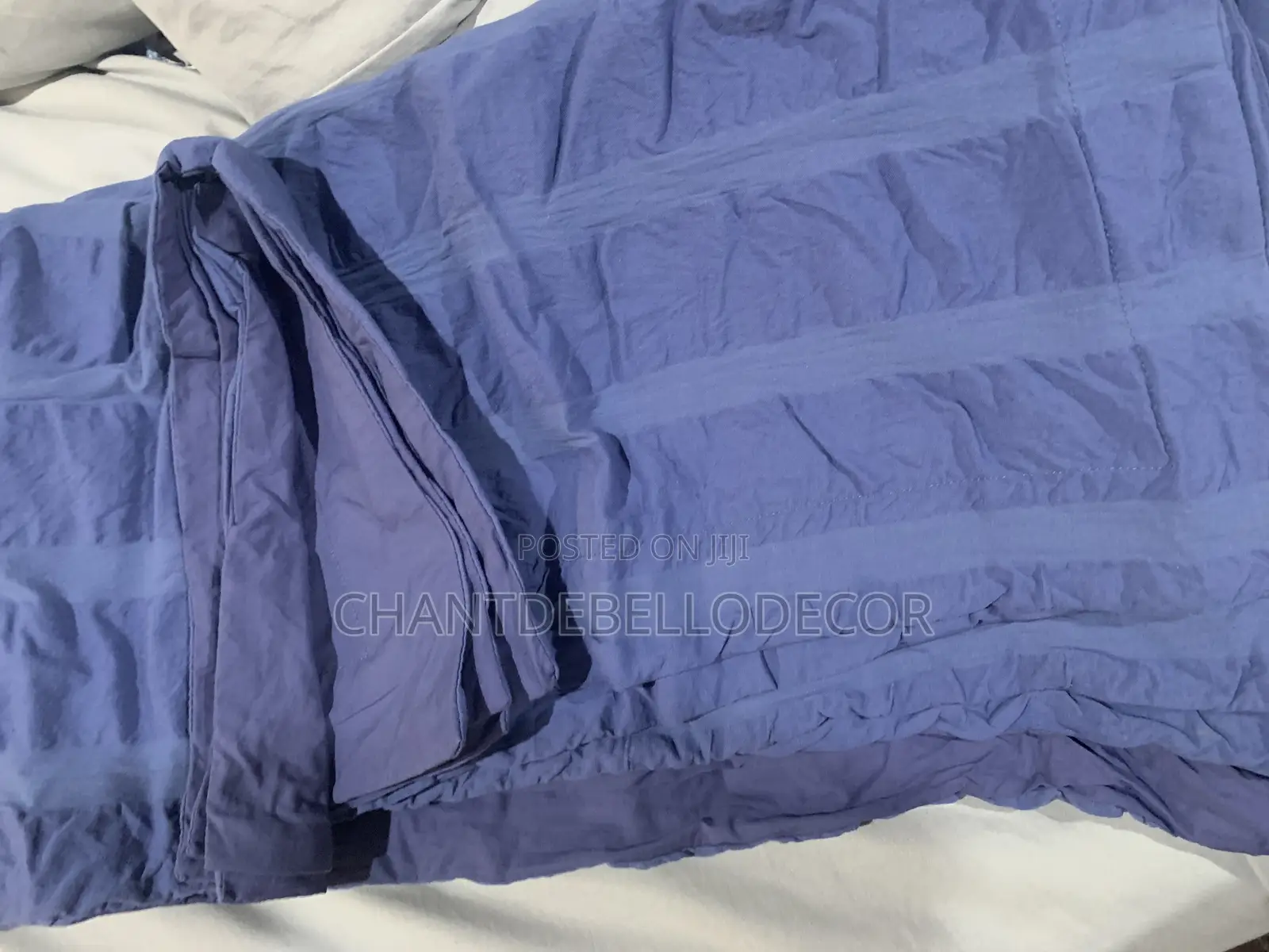 300-tc Seersucker 7 In 1 Pure Cotton King Size Removable Duvet Set