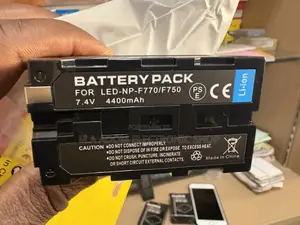 Camera Led Spot Light Battery Np-F750 Np-F770-