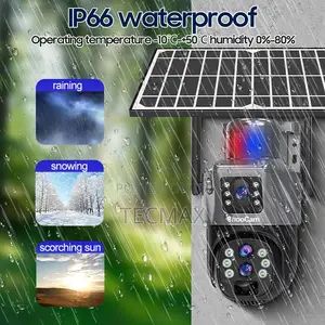 2 Lens 4g Solar Security Camera