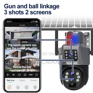 2 Lens 4g Solar Security Camera