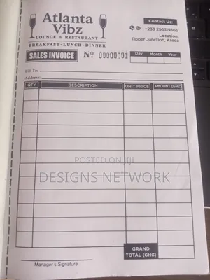 A5 Receipt Book Bulk Printing