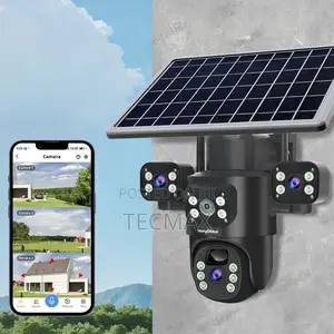 Triple Lens 4g Solar Security Camera