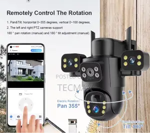 Triple Lens 4g Solar Security Camera