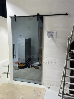 12mm Tempered Glass Door by Apexglassexpert