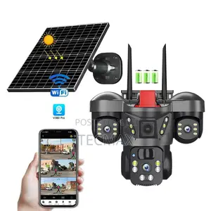 3-Lens Wifi Solar Security Camera