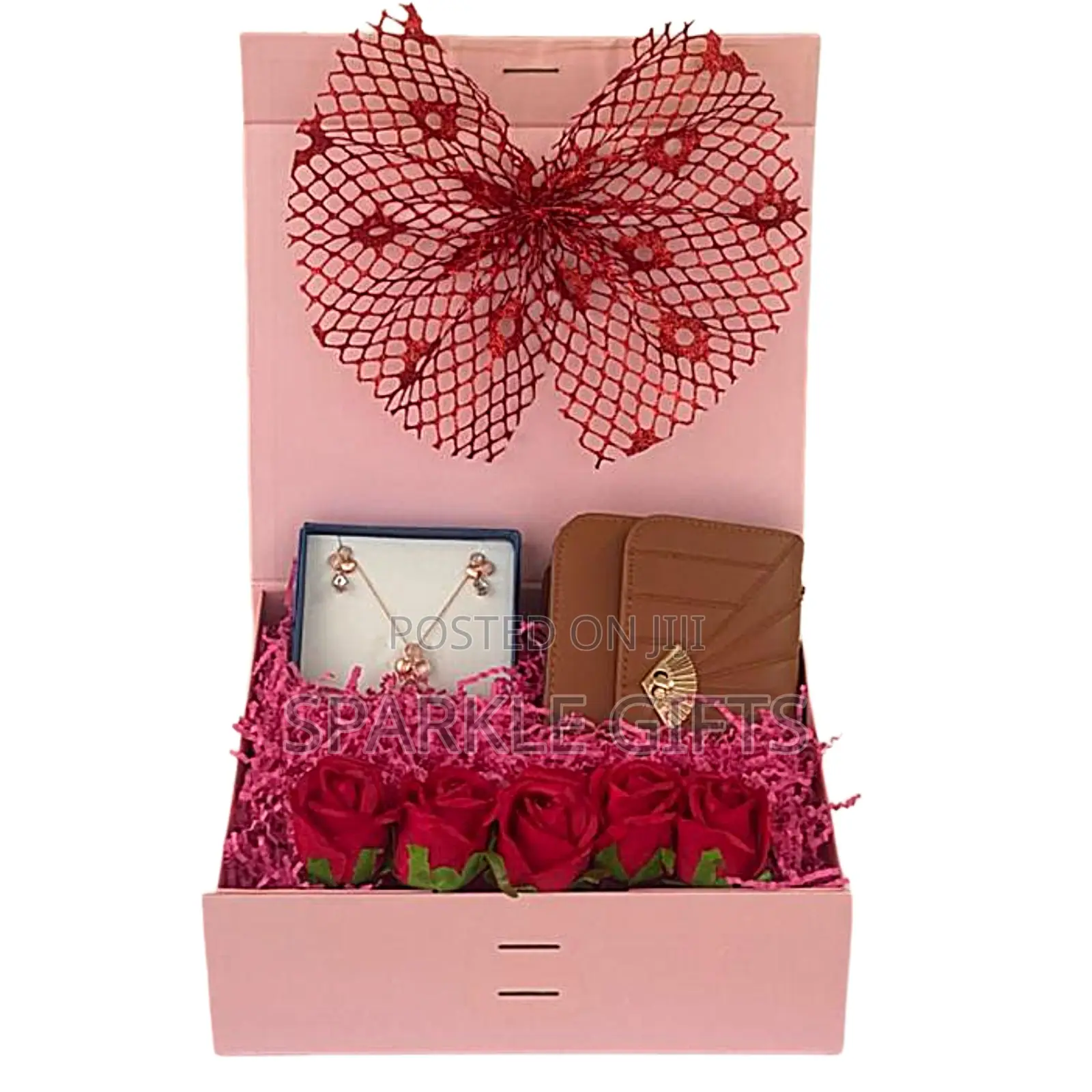 Jewelry, Artificial Rose And Premium Purse To Celebrate Valentine