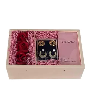Refreshing Perfume, Roses and Trendy Earrings for Valentine
