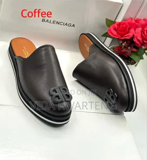 Classic Balenciaga Coffee Brown Half Shoe