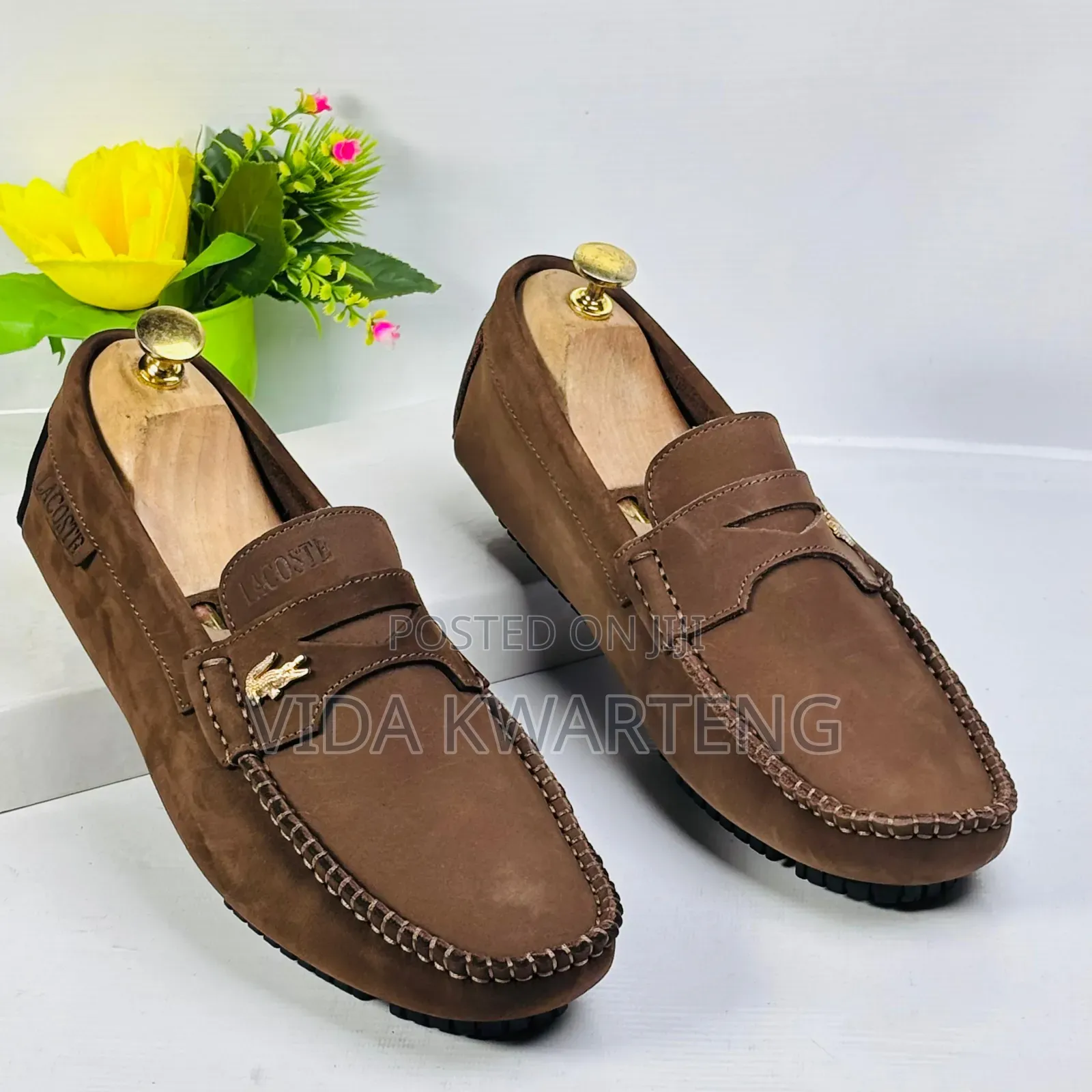 Quality Lacoste Brown Loafers