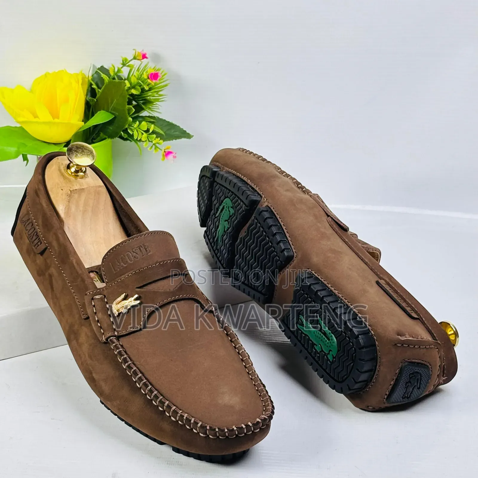 Quality Lacoste Brown Loafers