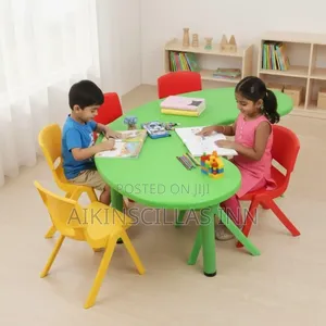 Half Moon/ Crescent School Table