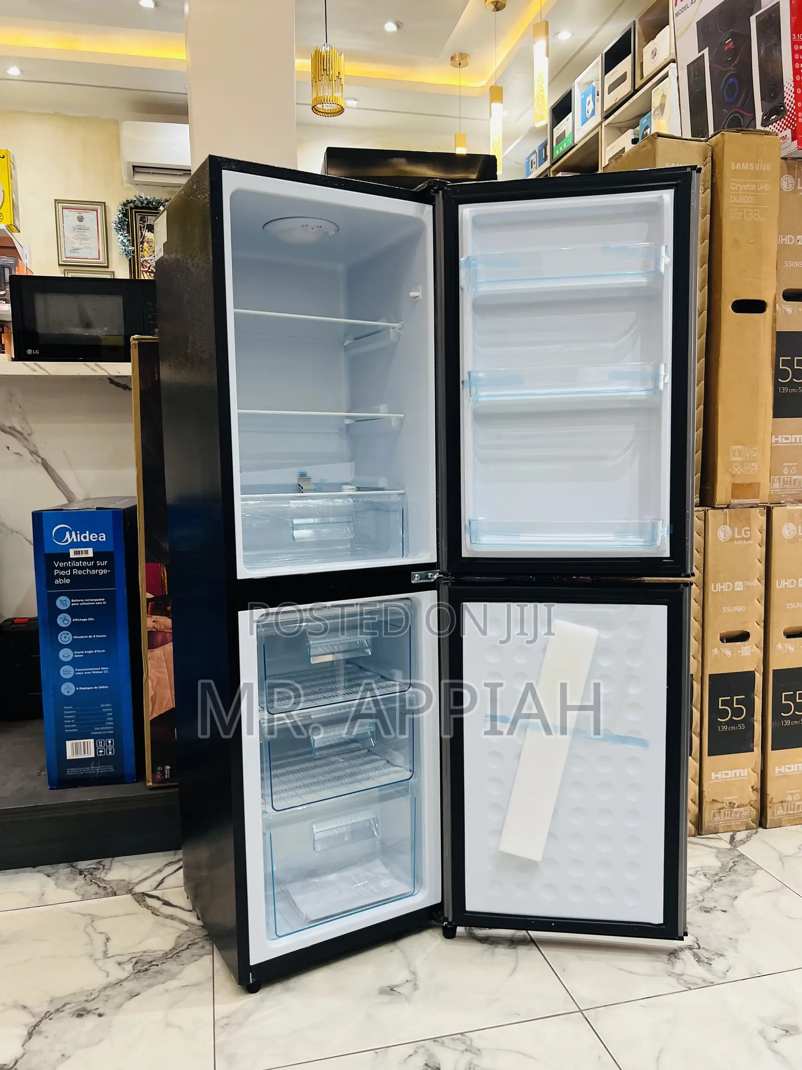 High Quality Nasco-D2-20fl Bottom Mount Freezer Electric Fridge(158l)