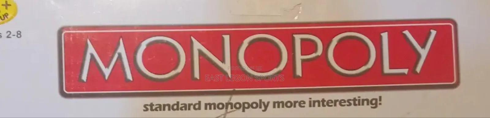 Standard Monopoly Game Board