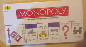 Standard Monopoly Game Board