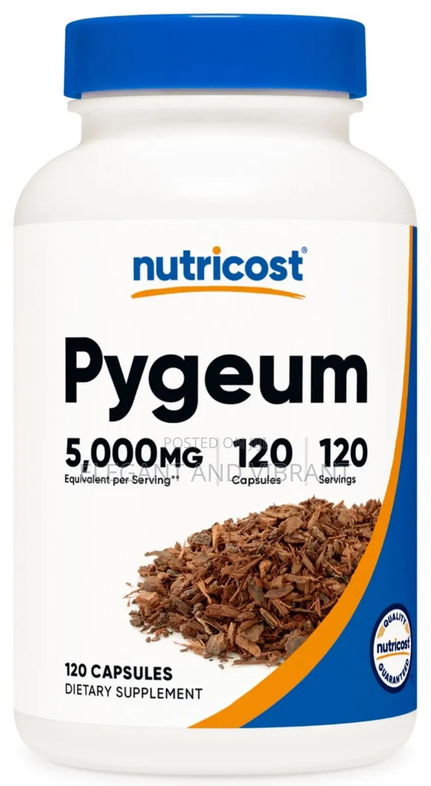 Pygeum 5000mg, 120 Capsules