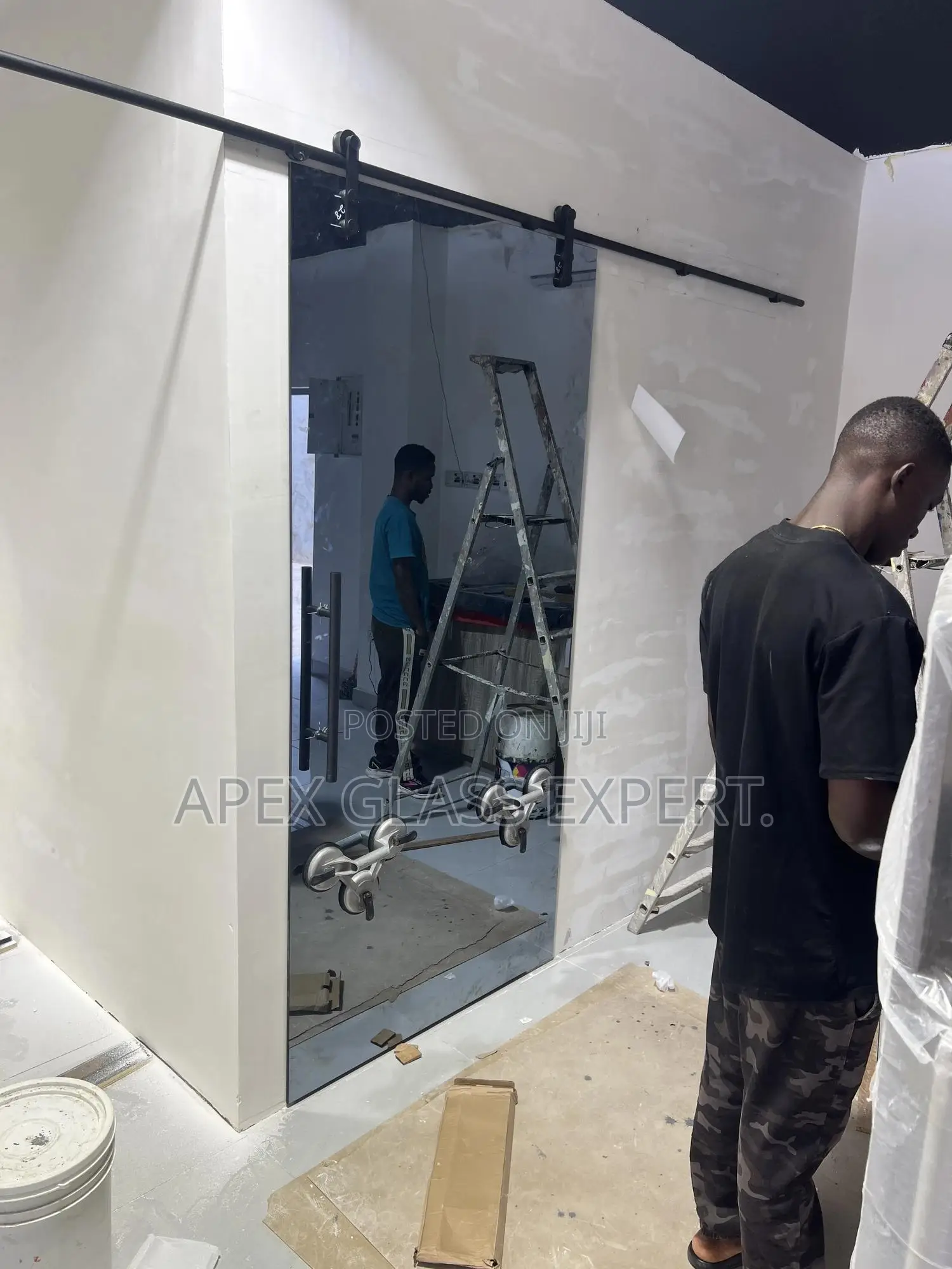 12mm Tempered Glass Door by Apexglassexpert