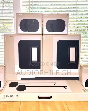 Sonos Ultimate Immersive Set With Extra Sub and Era 300 Stands
