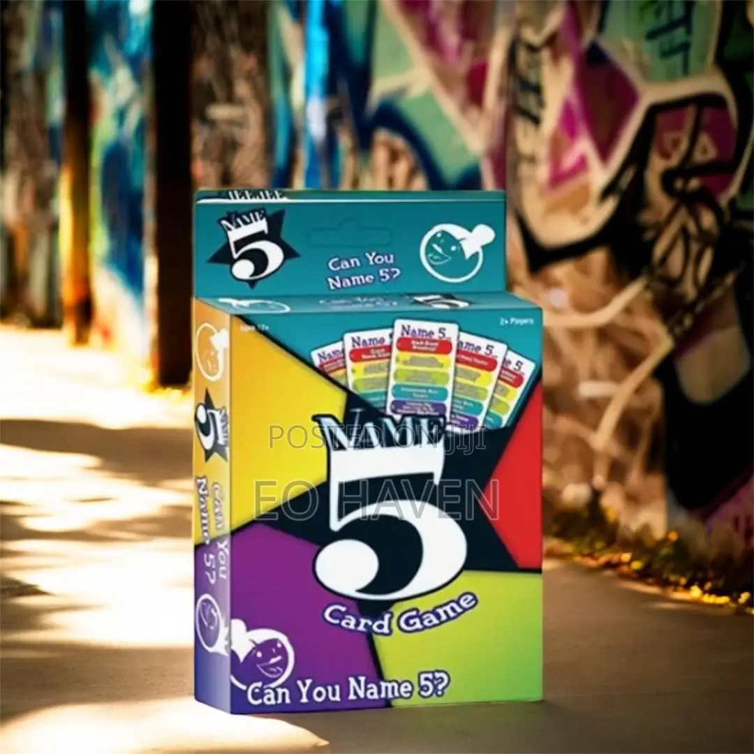 Name 5 Card Game