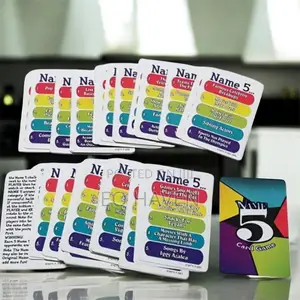 Name 5 Card Game