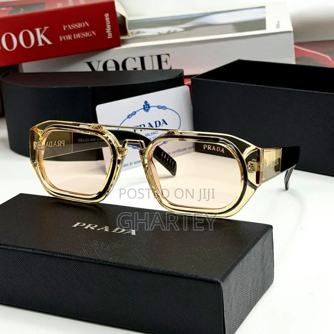 Prada Square-Frame Luxury Sunglasses