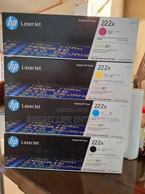 Hp Toner W2220a (222a) Black ,Cyan, Yellow,Magenta