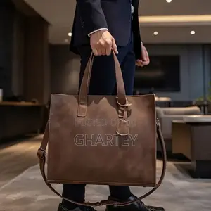Elegant Structured Leather Tote Bag